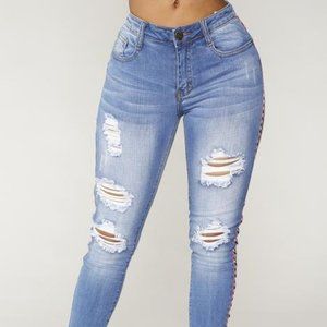 Medium Blue Wash Jeans Size 11